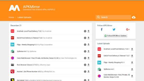 Site APKMirror