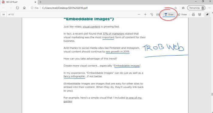 Comment annoter des fichiers PDF à l'aide de Microsoft Edge