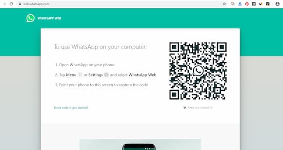 Comment utiliser Whatsapp Web sur un navigateur