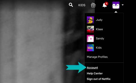 Comment changer le mot de passe du compte Netflix