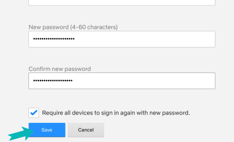 Comment changer le mot de passe du compte Netflix