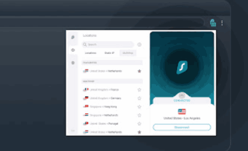 إضافة Surfshark VPN