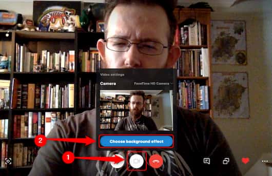 Personnalisez ou floutez l'arrière-plan de la conversation Skype