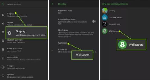 Comment changer l'arrière-plan d'un téléphone Android