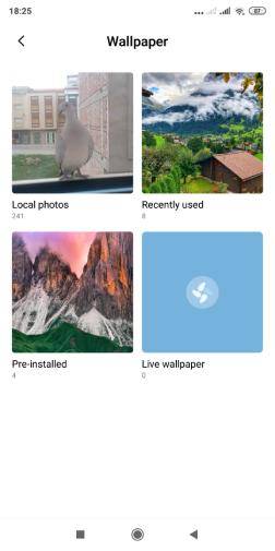 Changer le fond d'écran Android
