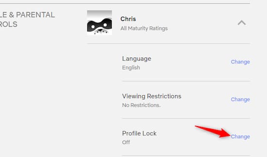 code de travail Pin Pour un profil Netflix