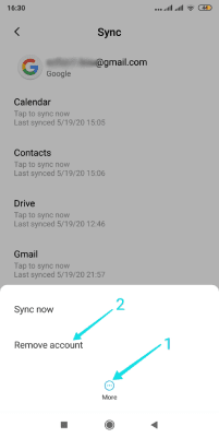 Comment supprimer un compte Google d'Android