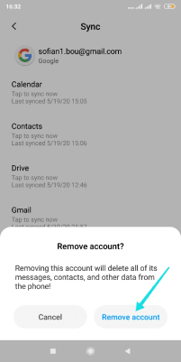 Comment supprimer un compte Google du téléphone