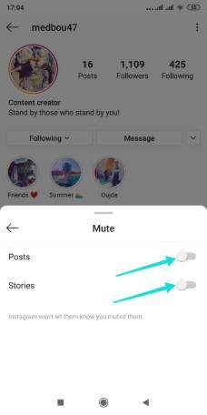 Afficher les publications et les histoires de quelqu'un sur Instagram