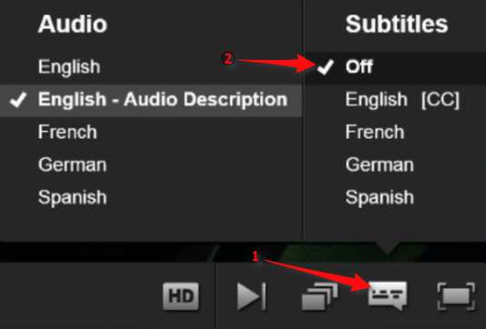 Comment désactiver les sous-titres dans Netflix dans Netflix