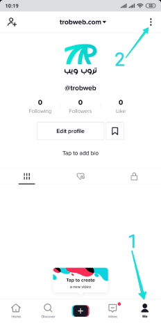 Paramètres TikTok