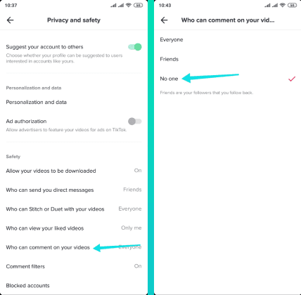 Comment désactiver les commentaires sur vos vidéos TikTok