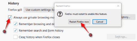 Comment toujours ouvrir Mozilla Firefox en mode incognito
