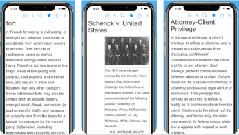Application de dictionnaire Legal Dictionary