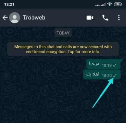 Envoyez un message afin de savoir si vous avez été bloqué sur Whatsapp