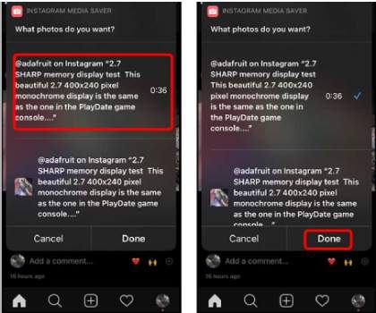 Télécharger des vidéos Instagram pour iPhone