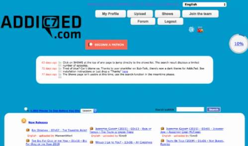 Site de traduction Addic7ed