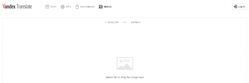 Site de traduction Yandex