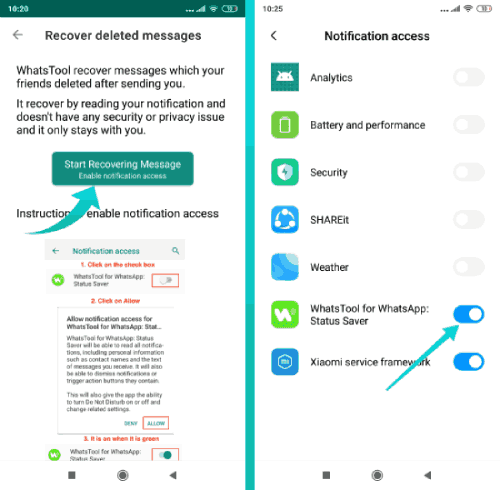 Comment lire les messages Whatsapp supprimés