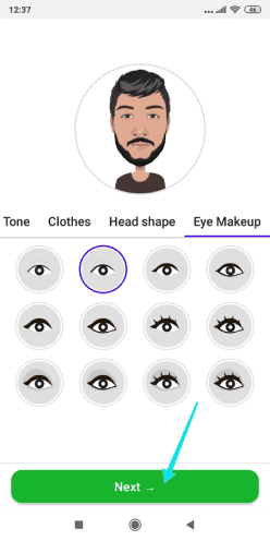 Modifier l'emoji de votre personnage