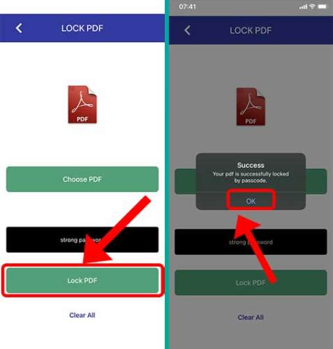 Comment ajouter un mot de passe à un fichier PDF sur iPhone