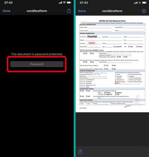 Comment ajouter un mot de passe à un fichier PDF sur iPhone