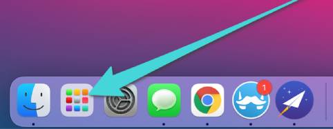 Ouvrez Launchpad sur Mac