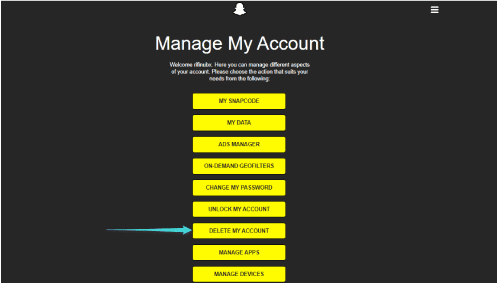 Comment supprimer un compte Snapchat