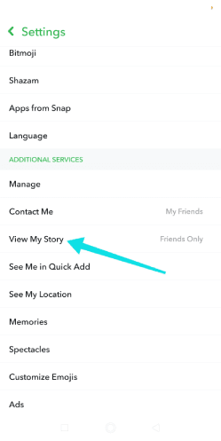 Cacher mon histoire Snapchat à une personne spécifique