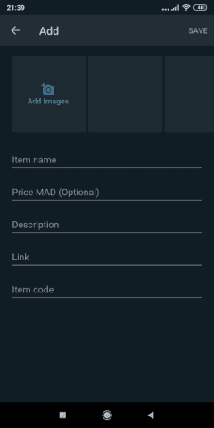 Fonctionnalité de catalogue dans Whatsapp Business