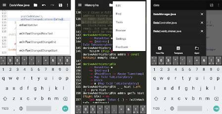 Meilleures applications d'édition de scripts Android