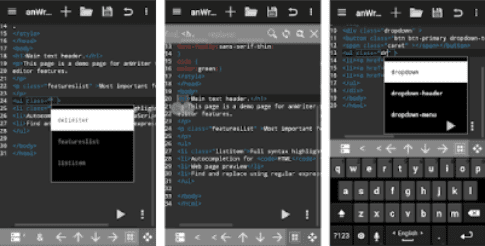 L'une des meilleures applications d'édition de scripts Android