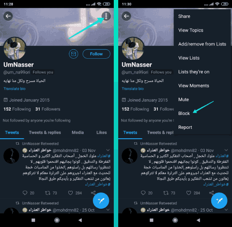 Bloquer et débloquer pour supprimer des abonnés sur Twitter