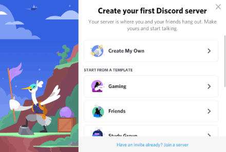 Créer un compte et un serveur sur Discord