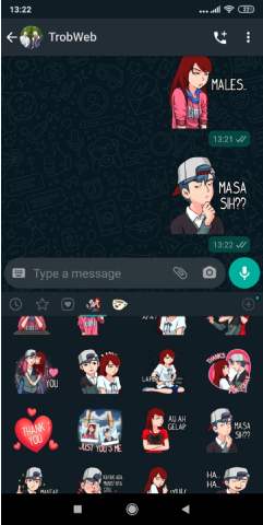 Ajouter et envoyer de nouveaux autocollants sur Whatsapp