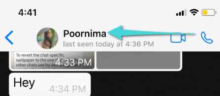 Changer l'arrière-plan de la conversation sur Whatsapp pour iPhone