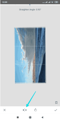 Comment retourner l'image sur Android