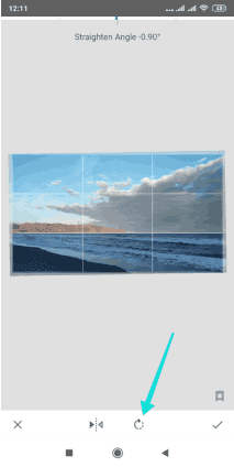 Retourner l'image sur Android
