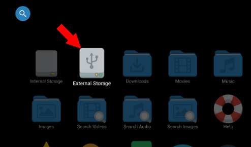 Rechercher des fichiers sur Fire TV via une application TV ExplorerCroix
