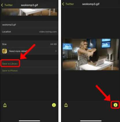 Comment enregistrer des GIF Twitter sur iPhone
