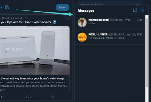 Liste des chats sur Twitter
