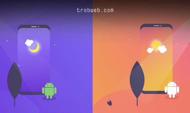 Activer automatiquement le mode sombre pendant le coucher du soleil sur Android
