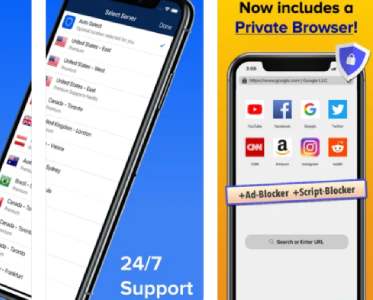 من أفضل متصفحات VPN للايفون