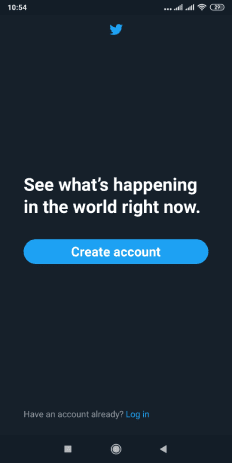 Créer un compte Twitter