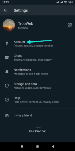 Comment supprimer un compte Whatsapp sur Android