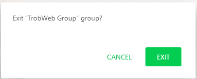 Déconnectez-vous du groupe sur Whatsapp Web