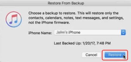 Récupérer des photos supprimées de l'iPhone