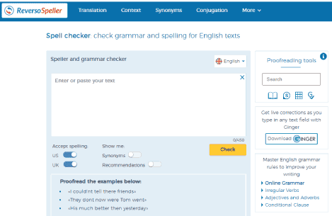 L'un des meilleurs sites étrangers pour la relecture en anglais et en français