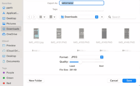 Comment réduire la taille des images sur Mac