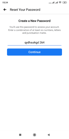 Changer le mot de passe du compte Facebook